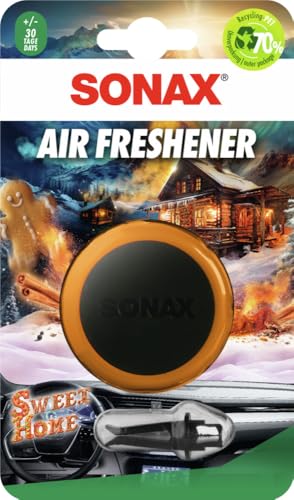SONAX Air Freshener Sweet Home (1 Stück) Lufterfrischer mit frischem Duft und langanhaltendem Dufterlebnis für den Fahrzeuginnenraum | Art-Nr. 03690410 - 1