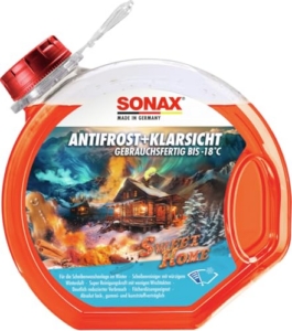 SONAX AntiFrost+KlarSicht bis -18 °C Sweet Home (3 Liter) schneller, schlierenfreier und effektiver Scheibenreiniger für den Winter | Art-Nr. 01364000 - 1