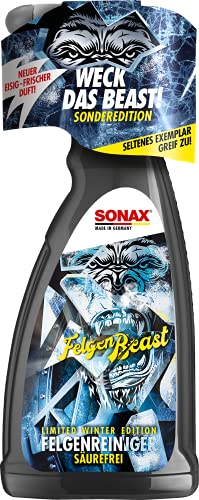 SONAX FelgenBeast WinterEdition (1 Liter) FelgenBeast Felgenreiniger in Sonderedition Winter in limitierter Auflage - nur Solange der Vorrat reicht | Art-Nr. 04333410 - 1