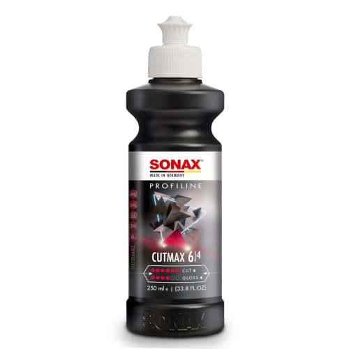 SONAX PROFILINE CutMax (250 ml) Schleifpolitur | Starke Schleifpolitur mit gleichzeitig guter Glanzentwicklung für stark verwitterte oder verkratzte Lacke - 1