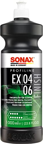 SONAX PROFILINE EX 04-06 (1 Liter) Finishpolitur | Finishpolitur für optimale Kratzerentfernung, beeindruckenden Tiefenglanz & Farbauffrischung - 1