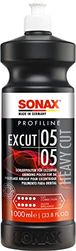 SONAX PROFILINE ExCut 05-05 (1 Liter) Hochglanzpolitur | zum Abschleifen von verkratzten oder lokal angeschliffenen Lackschichten - 1