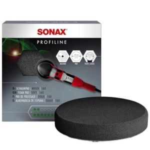 SONAX SchaumPad weich 160 (1 Stück) | Supersofter feinporiger Schwamm zum maschinellen Finishpolieren von Lacken - 1