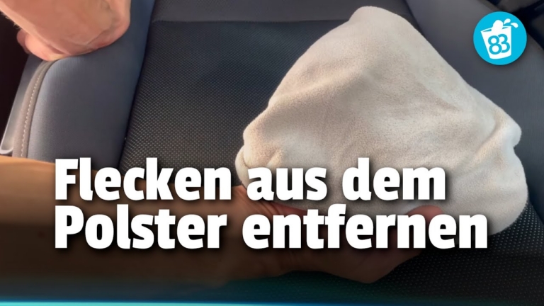 Stoffsitze im Auto reinigen