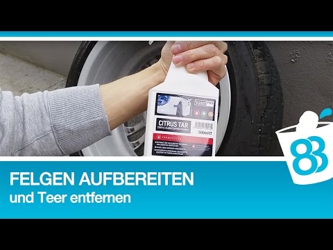Teerflecken vom Lack entfernen: So gehen die schwarzen Punkte runter
