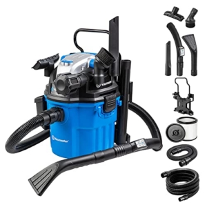 Vacmaster Nass-Trockensauger 1500W 18L, Allzwecksauger mit Blasfunktion | WM1518R Bodenstaubsauger für Auto, Teppich, Garten, Küche, Laub, Haushalt, robuster Tierhaare Sauger - 1