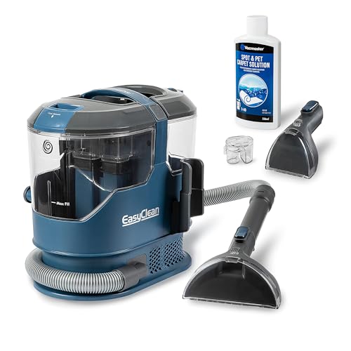 Vacmaster SCA0801 Waschsauger Teppichreiniger Fleckenreiniger für Teppiche, Vorleger, Polster, Treppen und Autos | Nass-Trocken-Sauger Starke Saugkraft Wasser Waschen Dekontamination | 800 W - 1